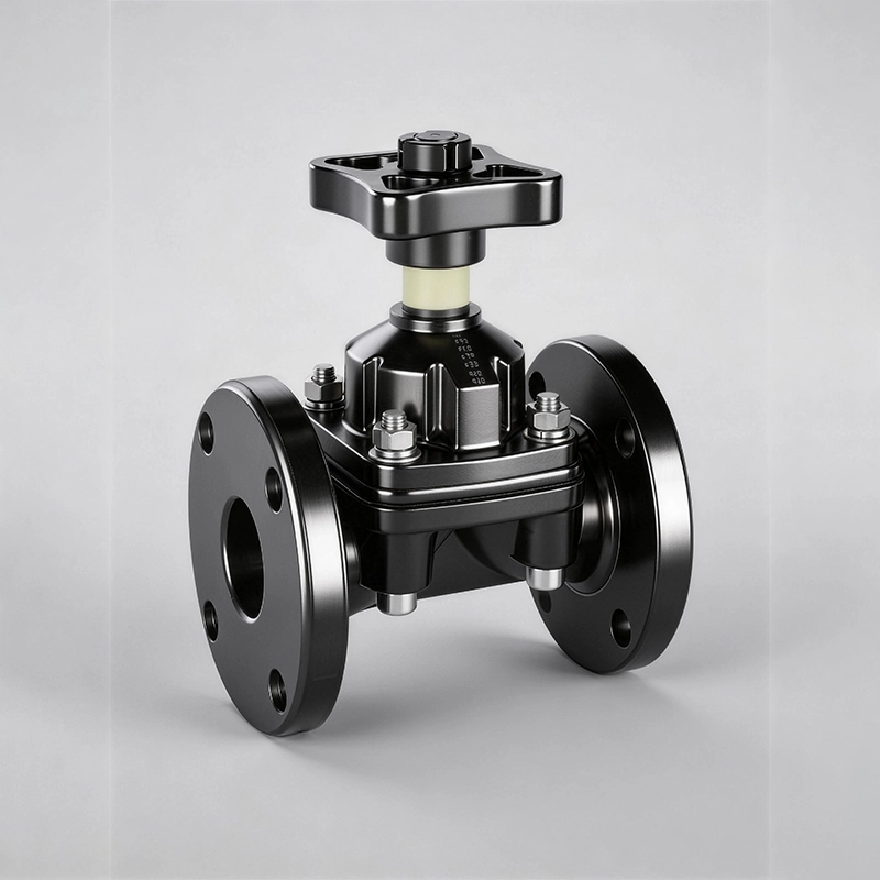 Weir Type Diaphragm Valve Carbon Steel Weir Diaphragm Valve